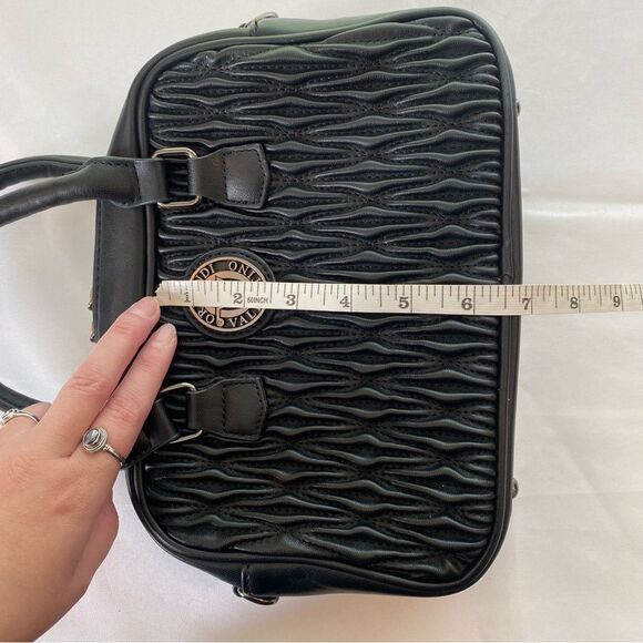 Valentino Orlandi Gunmetal Top Handle East West Hand Bag - Picture 15 of 16